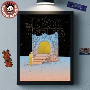 The Disco Biscuits Connecticut 2025 Event Poster For Shows In New Haven At Street Music Hall And Norwalk At District Music Hall On December 27 And 28 2025 Poster Canvas