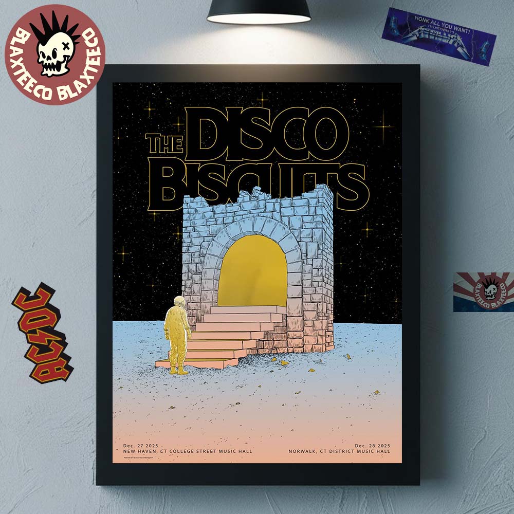 The Disco Biscuits Connecticut 2025 Event Poster For Shows In New Haven At Street Music Hall And Norwalk At District Music Hall On December 27 And 28 2025 Poster Canvas The Disco Biscuits Connecticut 2025 Event Poster For Shows In New Haven At Street Music Hall And Norwalk At District Music Hall On December 27 And 28 2025 Poster Canvas