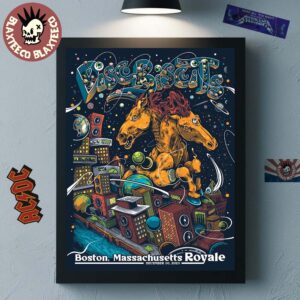 The Disco Biscuits Tonight Poster For Boston Massachusetts At The Royale On December 30 2025 Home Decor Poster Canvas
