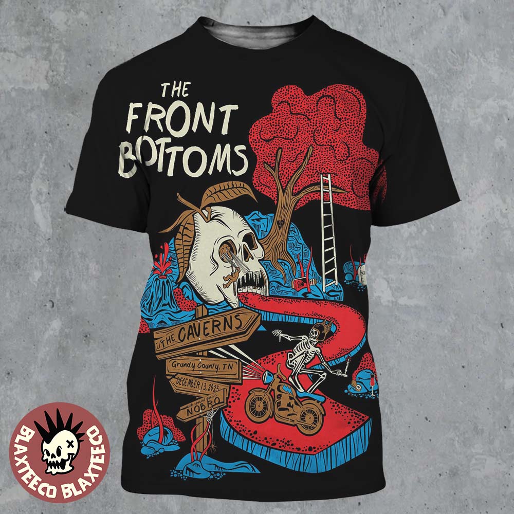 The Front Bottoms Grundy County Tennessee 2025 Event Poster At The Caverns On December 13 2025 All Over Print Shirt The Front Bottoms Grundy County Tennessee 2025 Event Poster At The Caverns On December 13 2025 All Over Print Shirt