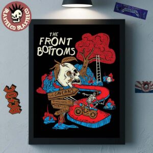 The Front Bottoms Grundy County Tennessee 2025 Event Poster At The Caverns On December 13 2025 Home Decor Poster Canvas