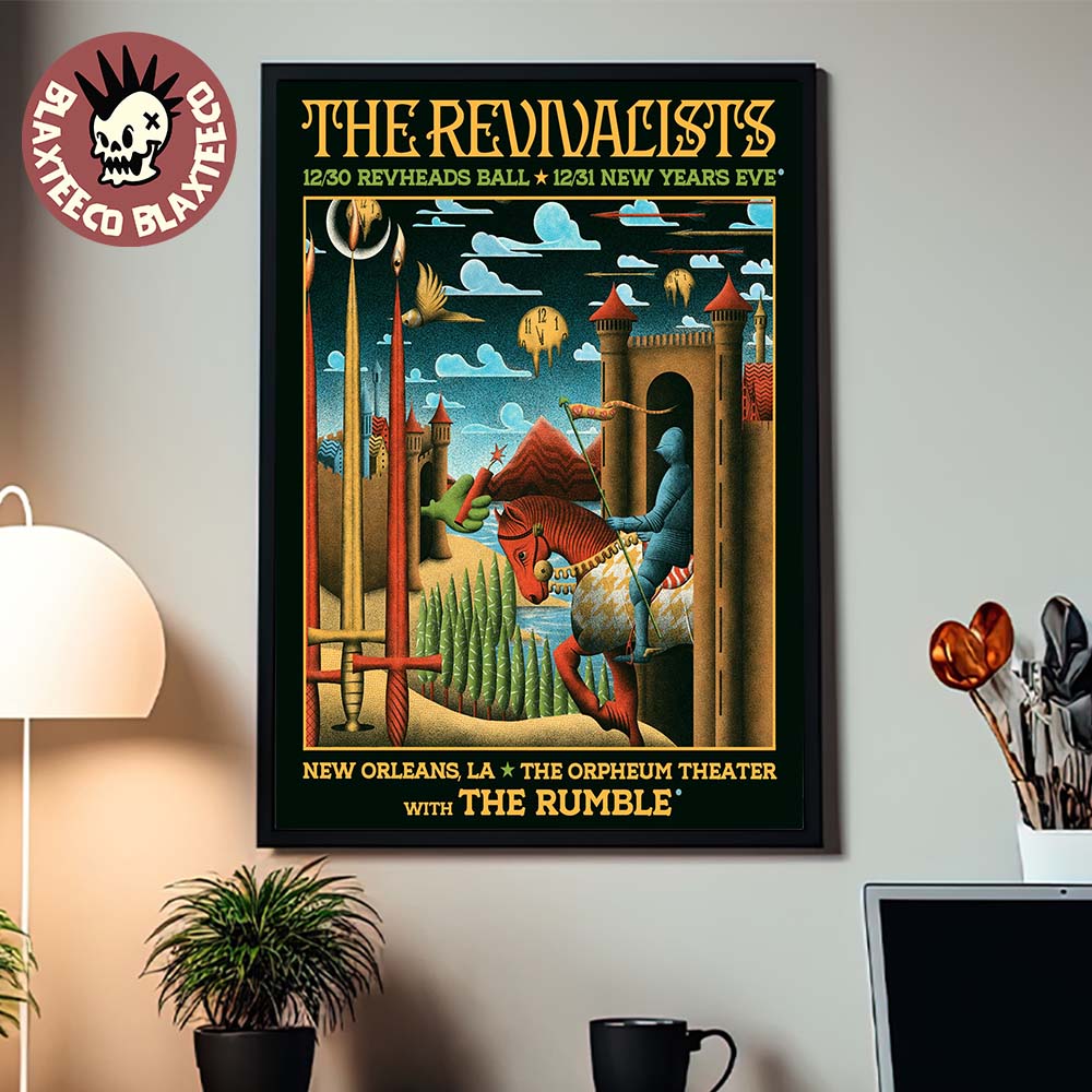 The Revivalists New Orleans Los Angeles 2025 Both Nights Venue Poster At Orpheum Theater On December 30 And 31 2025 New Years Eve Shows Decor Poster Canvas The Revivalists New Orleans Los Angeles 2025 Both Nights Venue Poster At Orpheum Theater On December 30 And 31 2025 New Years Eve Shows Decor Poster Canvas