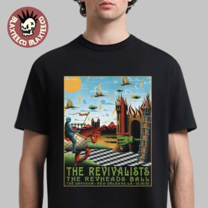 The Revivalists New Orleans Los Angeles 2025 Night 1 Venue Poster At Orpheum Theater On December 30 2025 T-Shirt