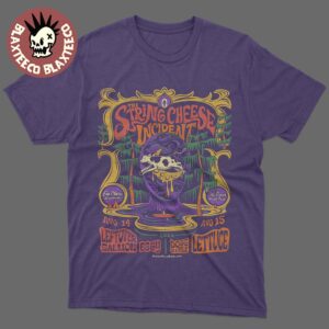 The String Cheese Incident Eau Claire Wisconsin 2026 Event Poster At The Pines Music Park On August 14 And 15 2026 T-Shirt