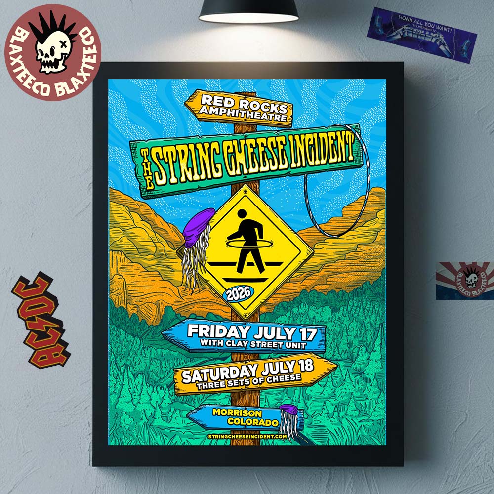 The String Cheese Incident Live At Red Rocks Amphitheatre 2026 Poster In Morrison Colorado From July 17 To 18 2026 Home Decor Poster Canvas The String Cheese Incident Live At Red Rocks Amphitheatre 2026 Poster In Morrison Colorado From July 17 To 18 2026 Home Decor Poster Canvas