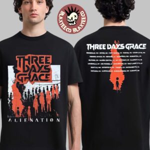 Three Days Grace 2025 Alienation Tour Dates Venue Merch T-Shirt