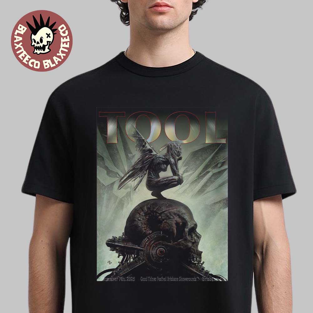 Tool Brisbane Australia 2025 Event Poster At Good Things Festival Brisbane Showground On December 7 2025 T-Shirt Tool Brisbane Australia 2025 Event Poster At Good Things Festival Brisbane Showground On December 7 2025 T-Shirt