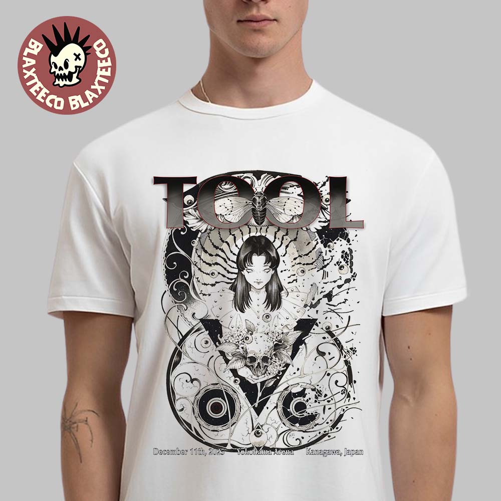 Tool Kanagawa Japan 2025 Event Poster At Yokohama Arena On December 11 2025 T-Shirt Tool Kanagawa Japan 2025 Event Poster At Yokohama Arena On December 11 2025 T-Shirt