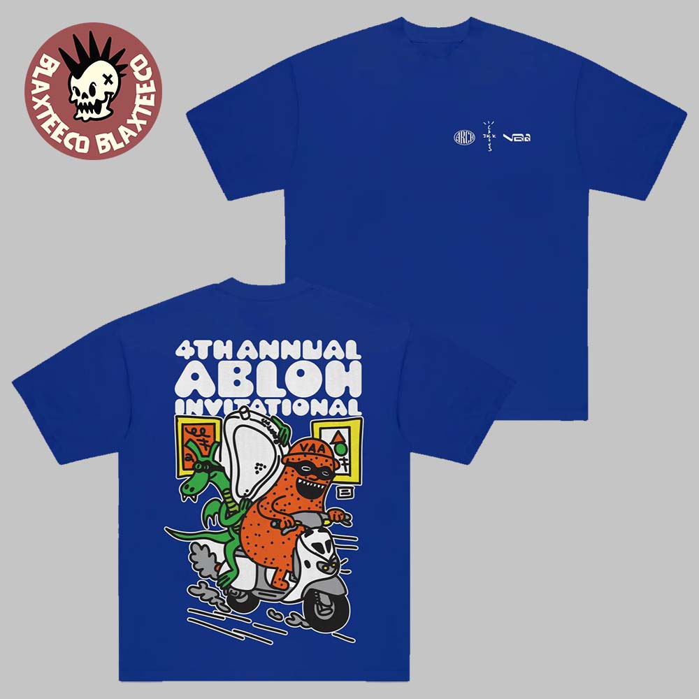 Travis Scott Cactus Jack X Virgil Abloh Arch Invitational T-Shirt Travis Scott Cactus Jack X Virgil Abloh Arch Invitational T-Shirt