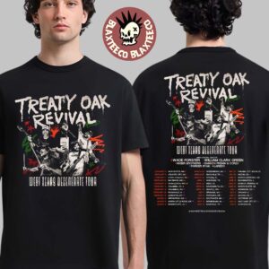 Treaty Oak Revival West Texas Degenerate Tour 2026 North American City Dates Two Sided T-Shirt