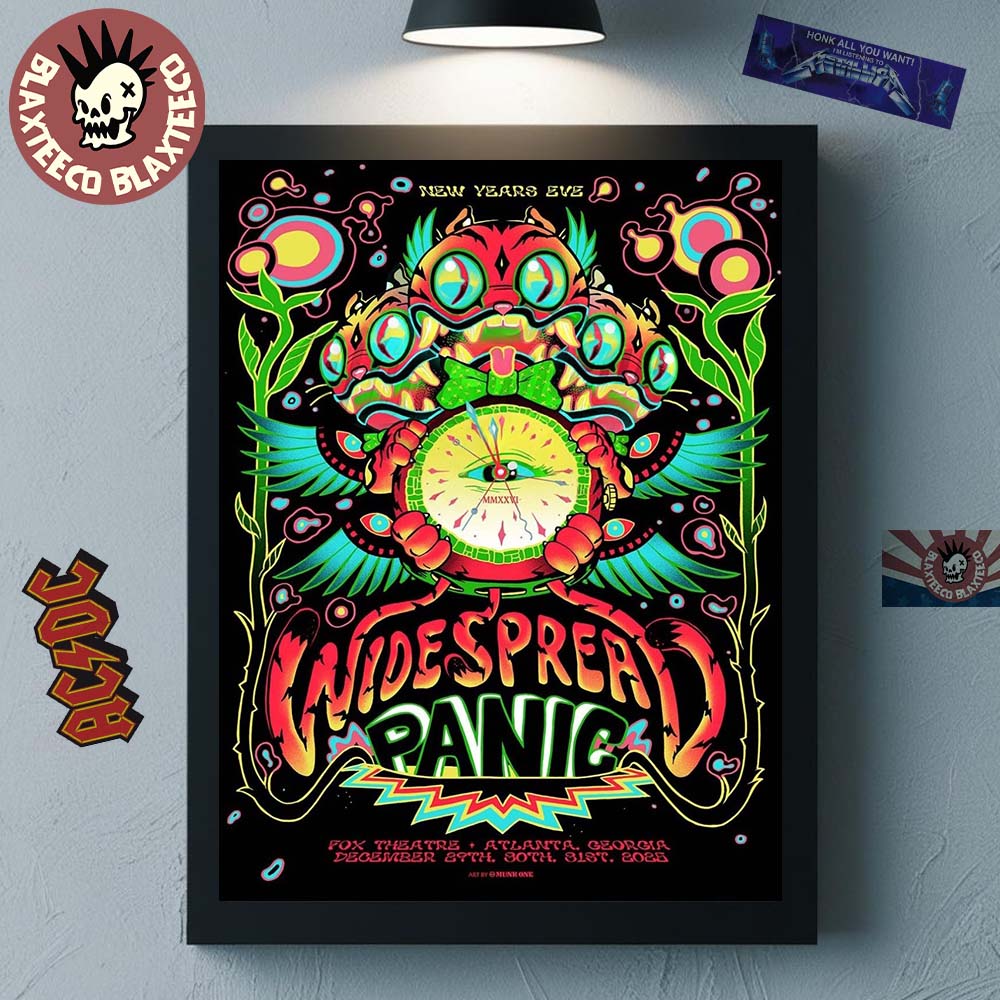 Widespread Panic New Years Eve 2025 Merch For Atlanta Georgia Event Poster By Munk One At Fox Theatre On December 29 30 31 2025 Decor Poster Canvas Widespread Panic New Years Eve 2025 Merch For Atlanta Georgia Event Poster By Munk One At Fox Theatre On December 29 30 31 2025 Decor Poster Canvas