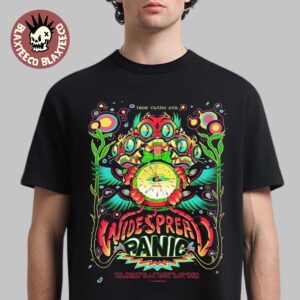 Widespread Panic New Years Eve 2025 Merch For Atlanta Georgia Event Poster By Munk One At Fox Theatre On December 29 30 31 2025 T-Shirt