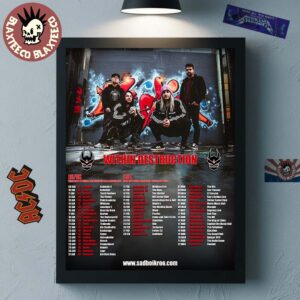 Within Destruction 2026 World Tour Europe UK And USA Schedule Dates Home Decor Poster Canvas
