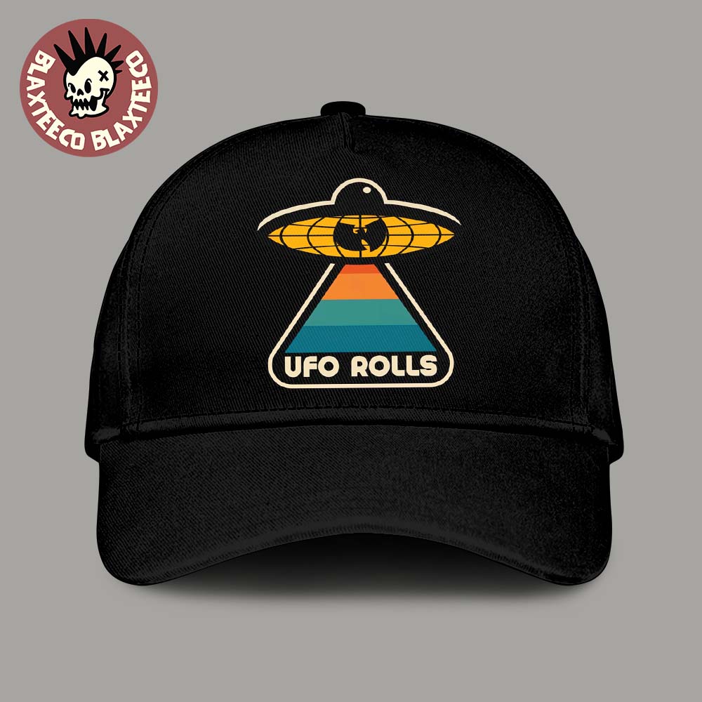 Wu Tang Clan X UFO Rolls Logo Classic Cap Hat Snapback Wu Tang Clan X UFO Rolls Logo Classic Cap Hat Snapback