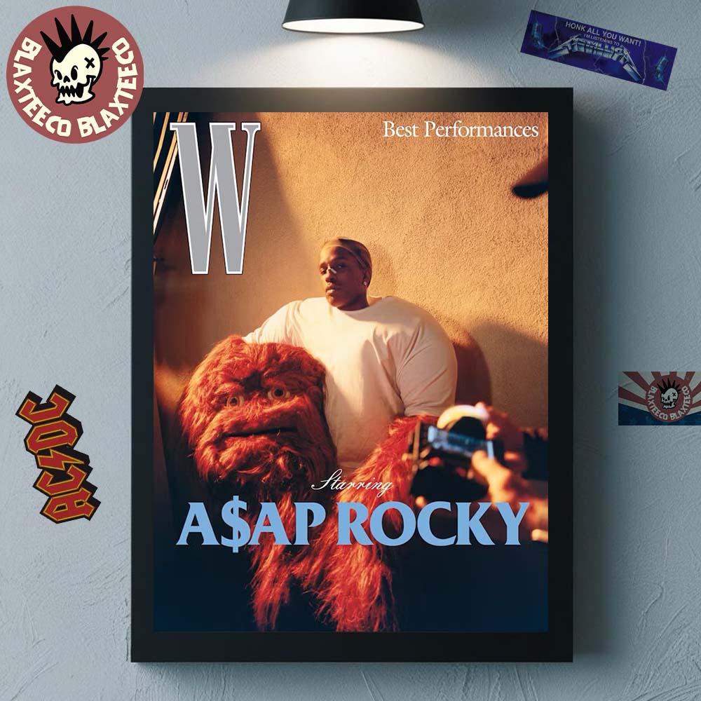 Asap Rocky Starring The Cover Of W Magazine Best Performances Home Decor Poster Canvas Asap Rocky Starring The Cover Of W Magazine Best Performances Home Decor Poster Canvas