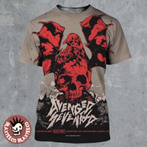 Avenged Sevenfold Bogota Colombia 2026 Venue Poster At Movistar Arena On January 20 2026 All Over Print Shirt