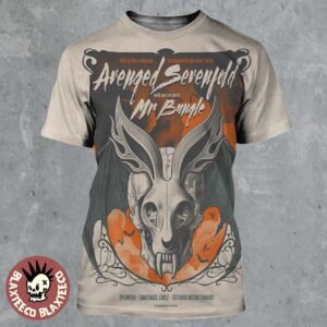 Avenged Sevenfold Santiago Chile 2026 Venue Poster At Estadio Bicentenario On January 24 2026 Life Is But A Dream Latin American Tour All Over Print Shirt