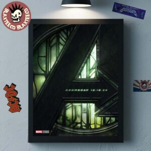Avengers Doomsday Official Poster In Theaters On December 18 2026 Home Decor Poster Canvas
