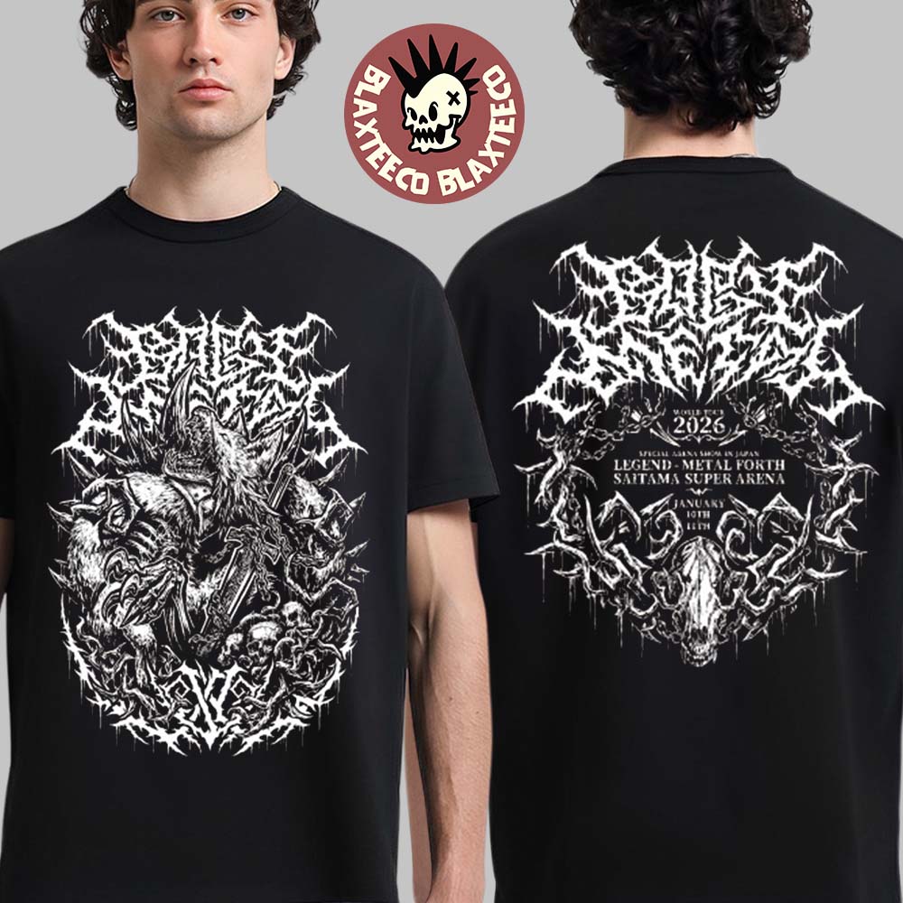 Babymetal First Ever Pop Up In Tokyo Special Arena Show In Japan On Jan 10-11 2026 Headbanger Kitsune ヘドバンギャー!! キツネ T-Shirt Babymetal First Ever Pop Up In Tokyo Special Arena Show In Japan On Jan 10-11 2026 Headbanger Kitsune ヘドバンギャー!! キツネ T-Shirt