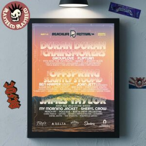 Beachlife Festival 2026 Full Lineup In Redondo Beach California From May 1 To 3 2026 Home Decor Poster Canvas