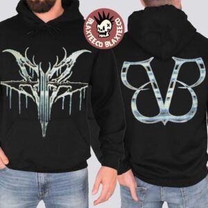 Black Veil Brides X Falling In Reverse Collab Merch Chrome Logo Hoodie