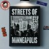 Bruce Springsteen Streets Of Minneapolis Home Decor Poster Canvas