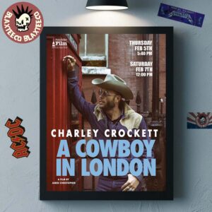 Charley Crockett A Cowboy In London Documentary A Film By Jared Christopher Home Decor Poster Canvas