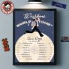 Conan Gray Wishbone World Tour 2026 North America UK And Europe And Australia Schedule Dates Poster Canvas