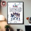 New England Patriots 2025 2026 NFL AFC Champions We All We Got We All We Need Home Decor Poster Canvas