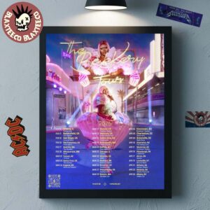 CupcakKe The BakKery Tour 2026 North American Schedule Dates Home Decor Poster Canvas