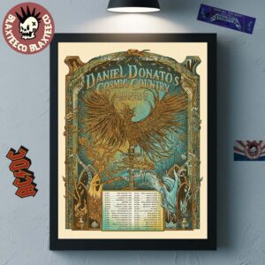 Daniel Donato’s Cosmic Country Horizons Winter Tour 2026 North America City Dates Fire And Ice Phoenix Art Home Decor Poster Canvas
