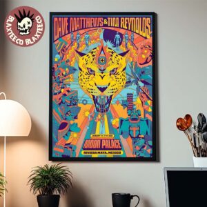 Dave Matthews Band And Tim Reynolds Riviera Maya Mexico 2026 Night 1 Event Poster At Moon Palace On January 21 2026 Poster Canvas