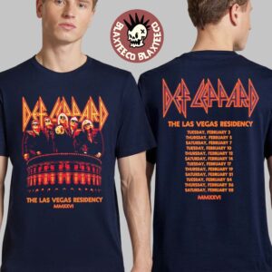 Def Leppard Live At Caesars Palace The Las Vegas Residency 2026 Merch Photo Residency 2026 T-Shirt