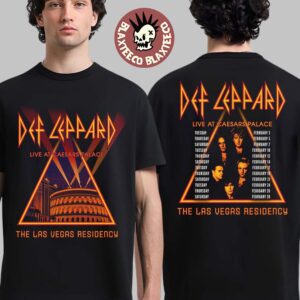 Def Leppard Live At Caesars Palace The Las Vegas Residency 2026 Merch T-Shirt