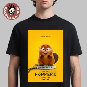 Disney Pixar Hoppers Human Nature Movie Poster In Theaters March 6 2026 Classic T-Shirt