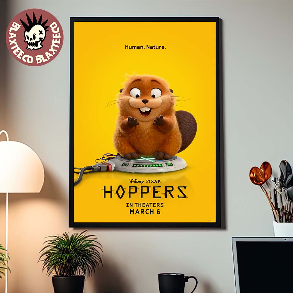 Disney Pixar Hoppers Human Nature Movie Poster In Theaters March 6 2026 Home Decor Poster Canvas Disney Pixar Hoppers Human Nature Movie Poster In Theaters March 6 2026 Home Decor Poster Canvas