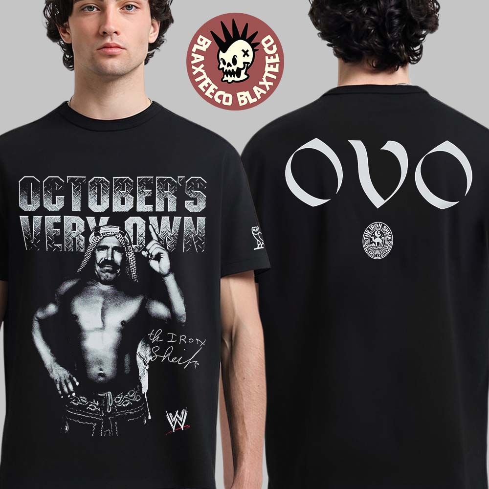 Drake OVO X WWE Collection The Iron Sheik T-Shirt Drake OVO X WWE Collection The Iron Sheik T-Shirt