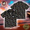Blink 182 Skeleton Surfing Black 2026 Tropical Hawaiian Shirt