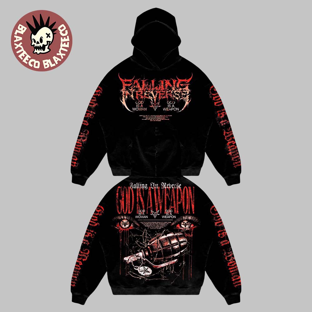 Falling In Reverse God Is A Weapon Hoodie Falling In Reverse God Is A Weapon Hoodie
