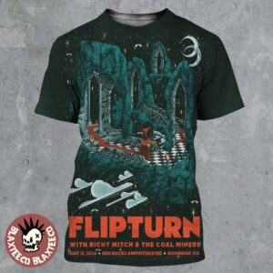 Flipturn Morrison Colorado 2026 Event Poster At Red Rocks Amphitheatre On May 21 2026 All Over Print Shirt