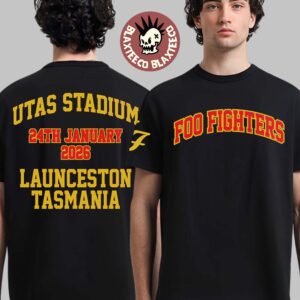 Foo Fighters Australia Launceston Tasmania 2026 Venue Merch Tee At Utas Stadium On 24 January 2026 T-Shirt