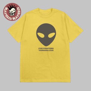 Foo Fighters Australia Tasmania 2026 Venue Merch Live At Utas Stadium On 24 January 2026 Alien T-Shirt