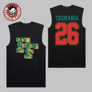 Foo Fighters Australia Tasmania 2026 Venue Merch Live At Utas Stadium On 24 January 2026 FF 26 Tasmania Tank Top
