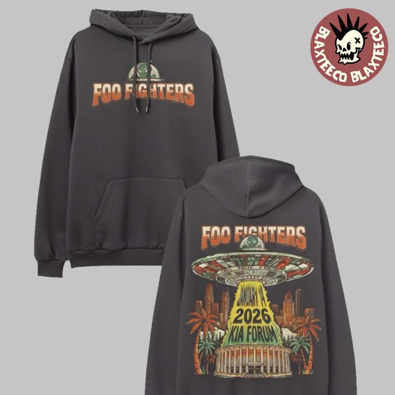 Foo Fighters Los Angeles 2026 Venue Merch Tee At Kia Forum On January ...