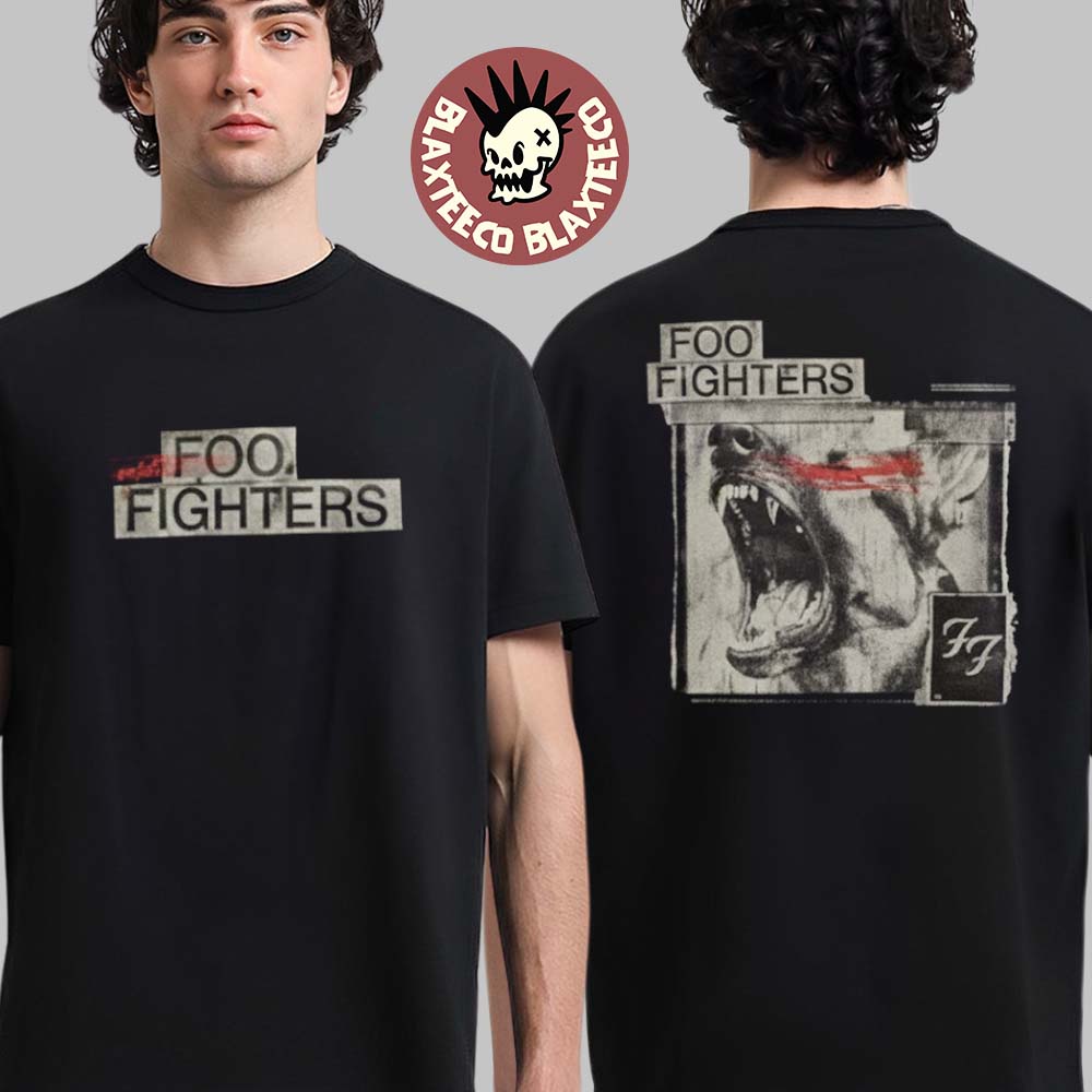 Foo Fighters Los Angeles 2026 Venue Merch Tee At Kia Forum On January 14 2026 Red Eye Dog T-Shirt Foo Fighters Los Angeles 2026 Venue Merch Tee At Kia Forum On January 14 2026 Red Eye Dog T-Shirt