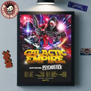 Galactic Empire North America 2026 Tour Schedule Dates Home Decor Poster Canvas