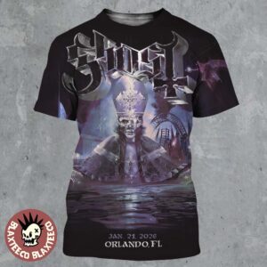 Ghost Skeletour 2026 Orlando Florida Exclusive Art All Over Print Shirt