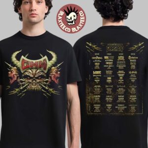 Graspop Metal Meeting 2026 Festival Full Lineup In Dessel Belgium On 13 19 20 21 June 2026 Skull Art Two Sided T Shirt