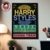 Harry Styles Together Together Tour 2026 City Schedule Dates Home Decor Poster Canvas