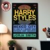 Harry Styles Together Together Tour 2026 Sao Paulo Brazil At Estadio Morumbis From 17 To 18 July 2026 Poster Canvas